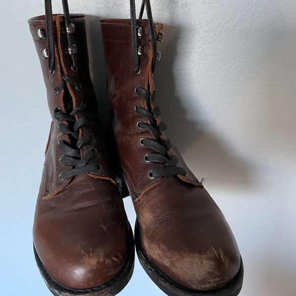 Frye Engineer Combat Boots - Picture 3 of 8